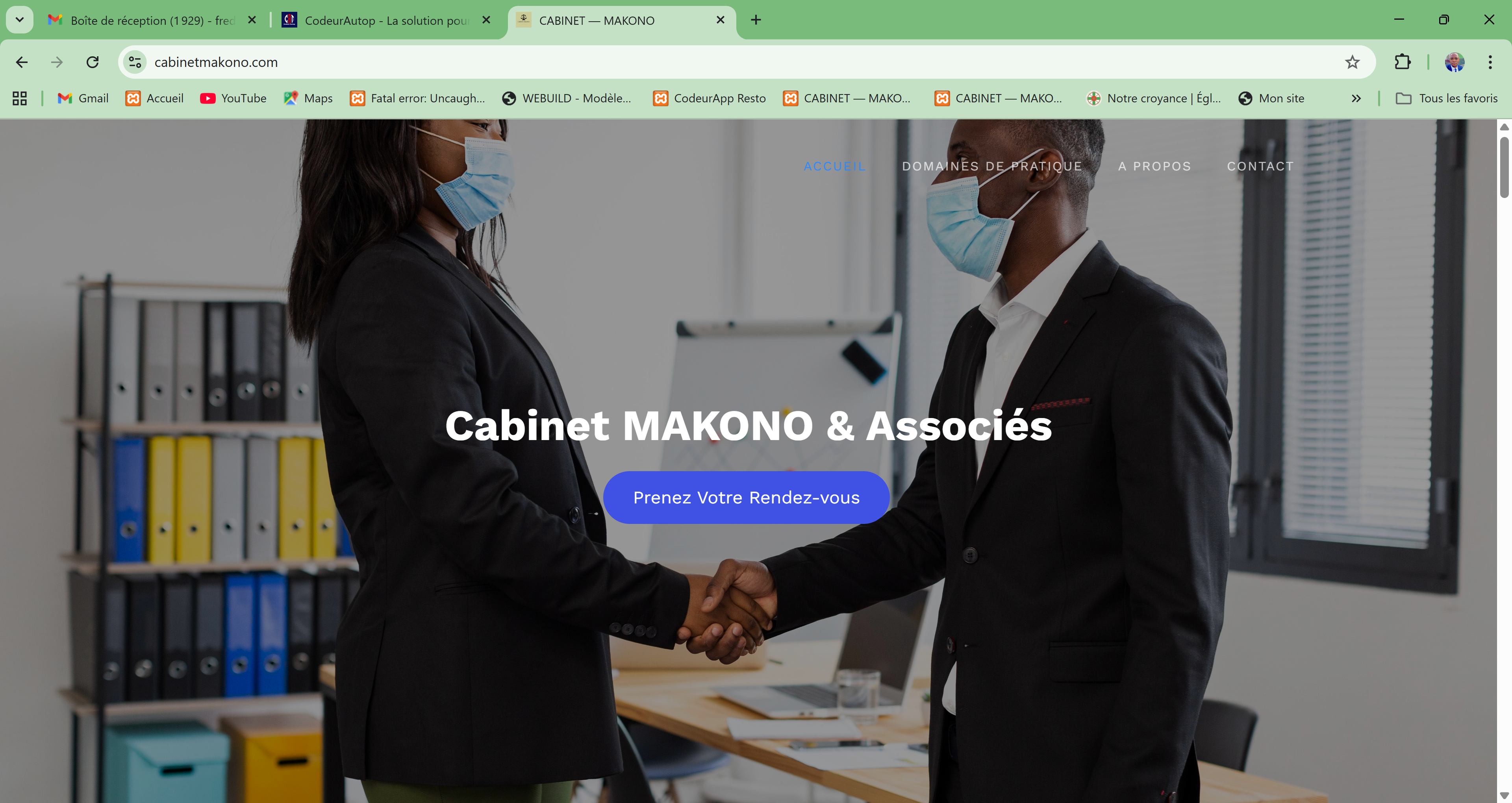 SITE WEB CABINET